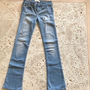 Girls Abercrombie kids bootcut jeans